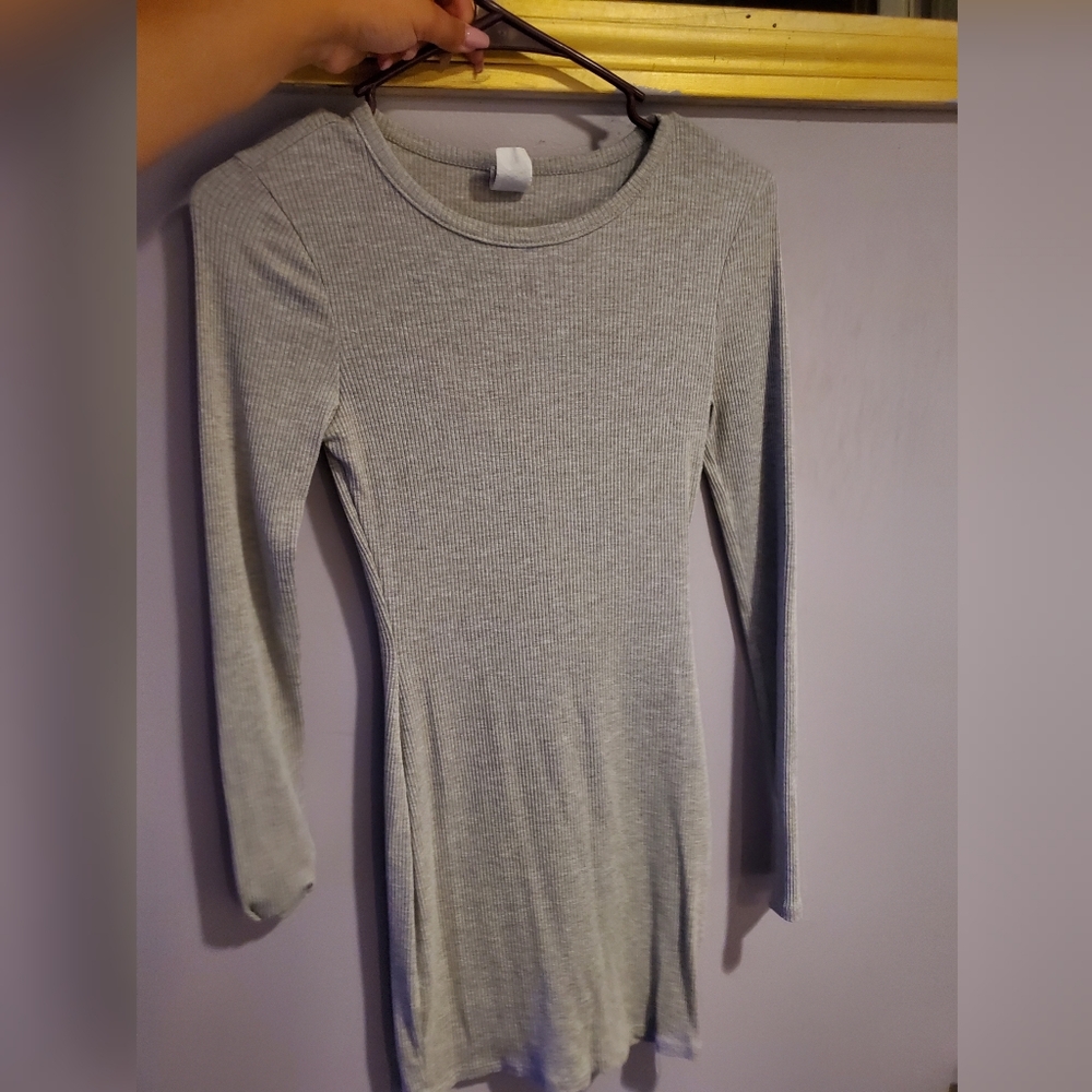 Long sleeve T-shirt dress
